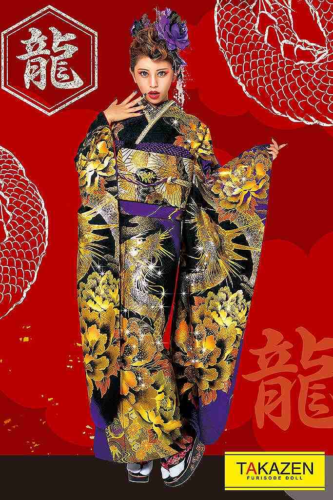 花魁風！渋くて可愛い派手派手振袖🎶