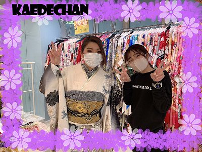 ♡22日　孔雀柄の振袖姫ちゃん♡