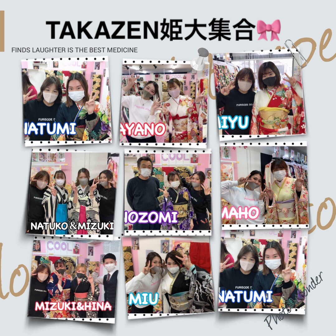 奈良振袖レンタルTAKAZEN奈良店可愛い姫ちゃん大集合💖
