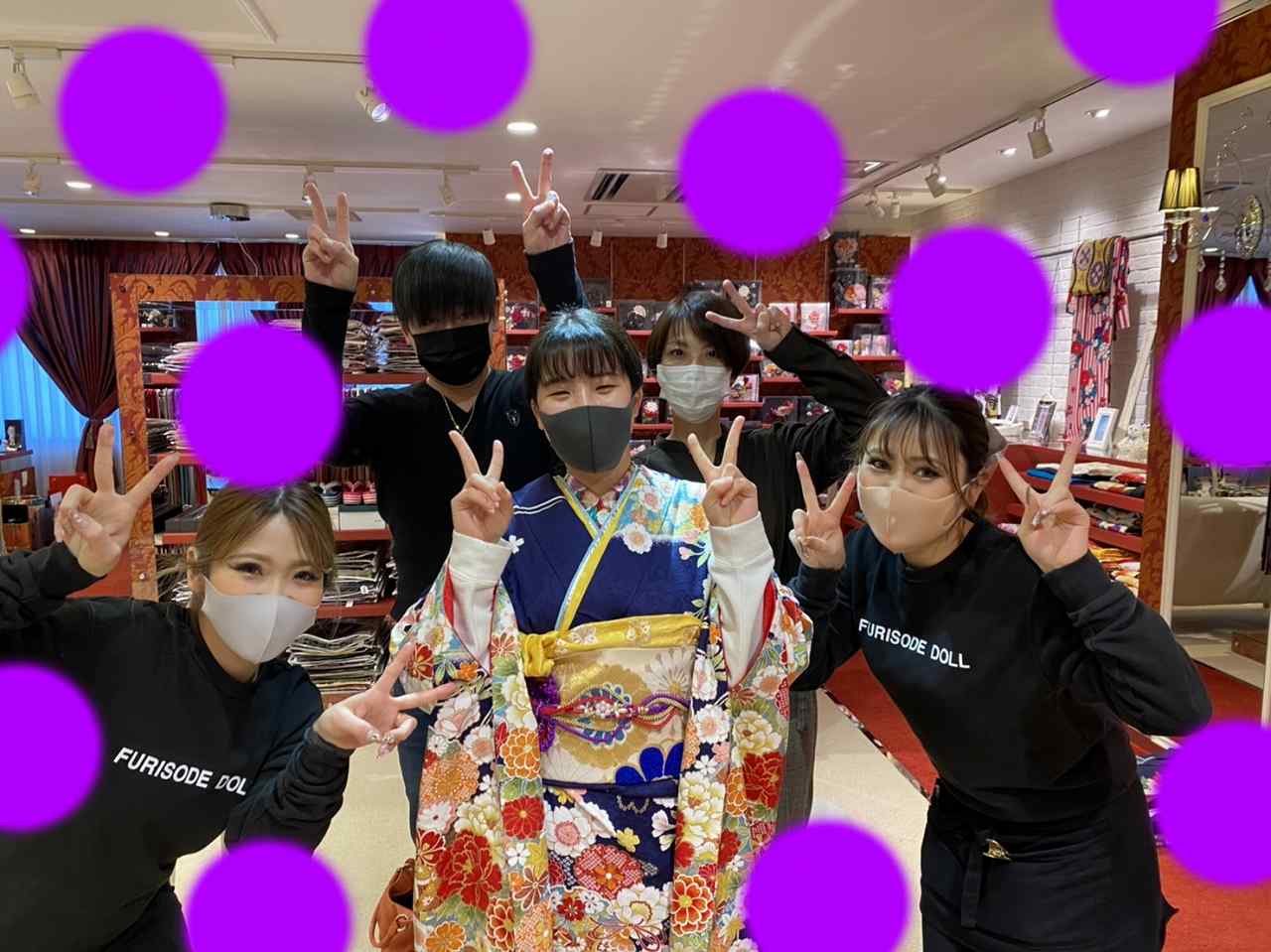 ♡13日　【大阪梅田で成人式＆卒業式】満員御礼！！今日のお振袖＆袴姫ちゃん♡