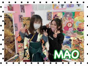卒業式袴　奈良県袴レンタル　今田美緒袴