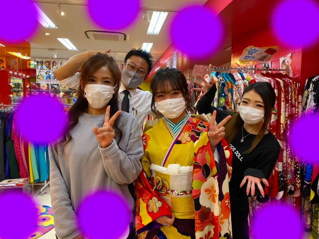 レトロ古典/可愛い/黄色/神戸/三宮/元町/前撮り/オシャレ