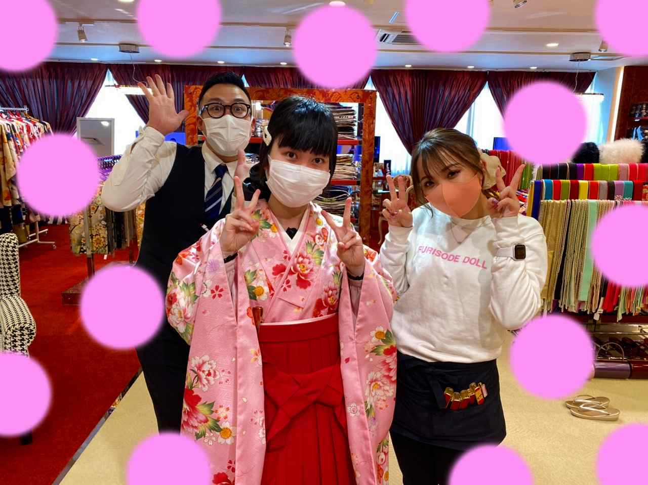 ♡10日　大阪梅田で袴レンタル姫ちゃん♡