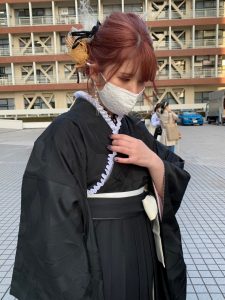 卒業式　袴　無地