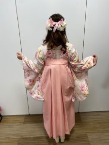 ヘアアレンジ　ヘアセット　卒業式ヘア　袴