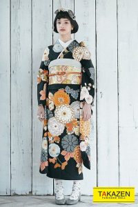 ヴィンテージ振袖　可愛い　振袖　人気　アンティーク振袖