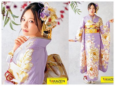 ♥26日　大阪堺で成人式！！シンプルな古典柄振袖♥