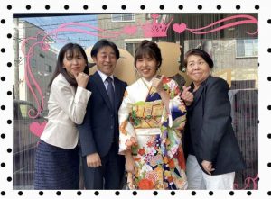 成人式　前撮り撮影会　振袖