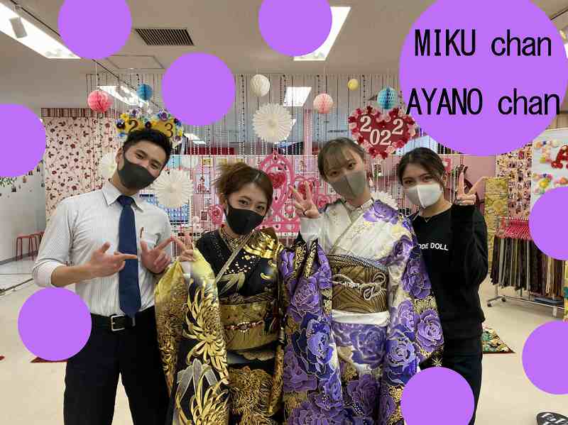 ♡27日　大阪心斎橋・なんばのカワイイお振袖姫ちゃんたち♡