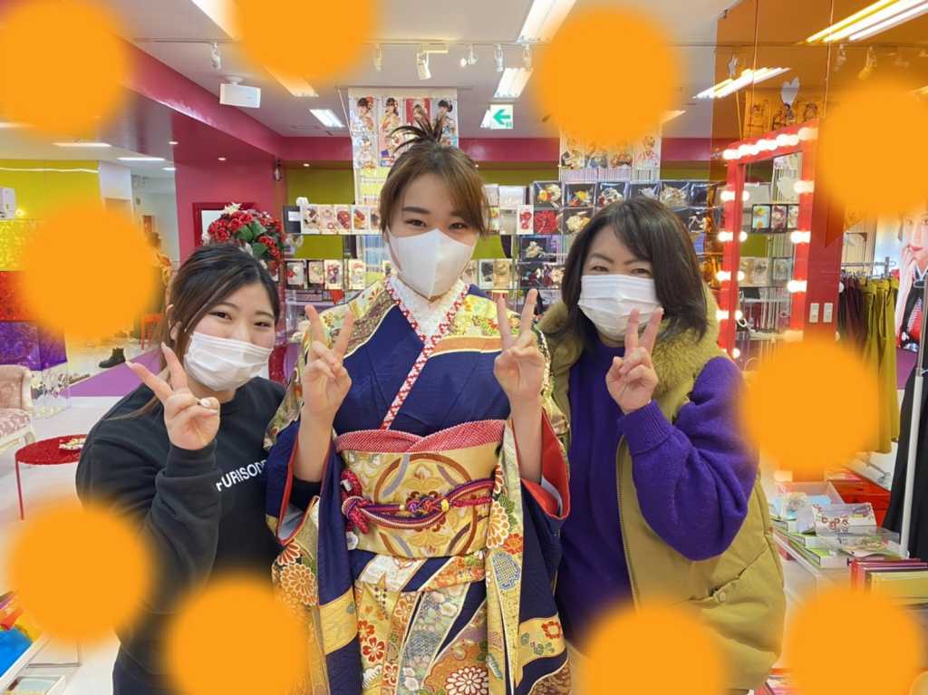 神戸　三宮　元町　振袖　古典　前撮り　カワイイ