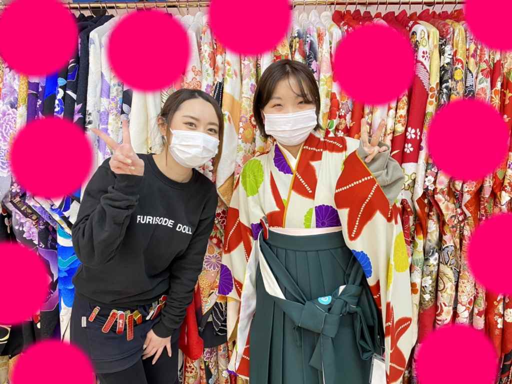 ♡11日　神戸三宮で卒業式の袴姫ちゃん♡
