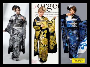 TAKAZEN タカゼン　神戸　三宮　元町　成人式　キラキラ　振袖　レンタル　渋い