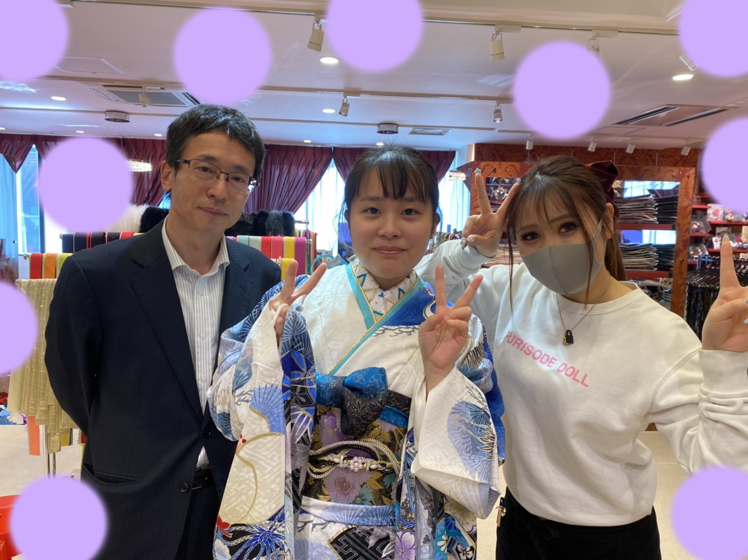 ♡26日　大阪梅田で可愛いお振袖姫ちゃん♡