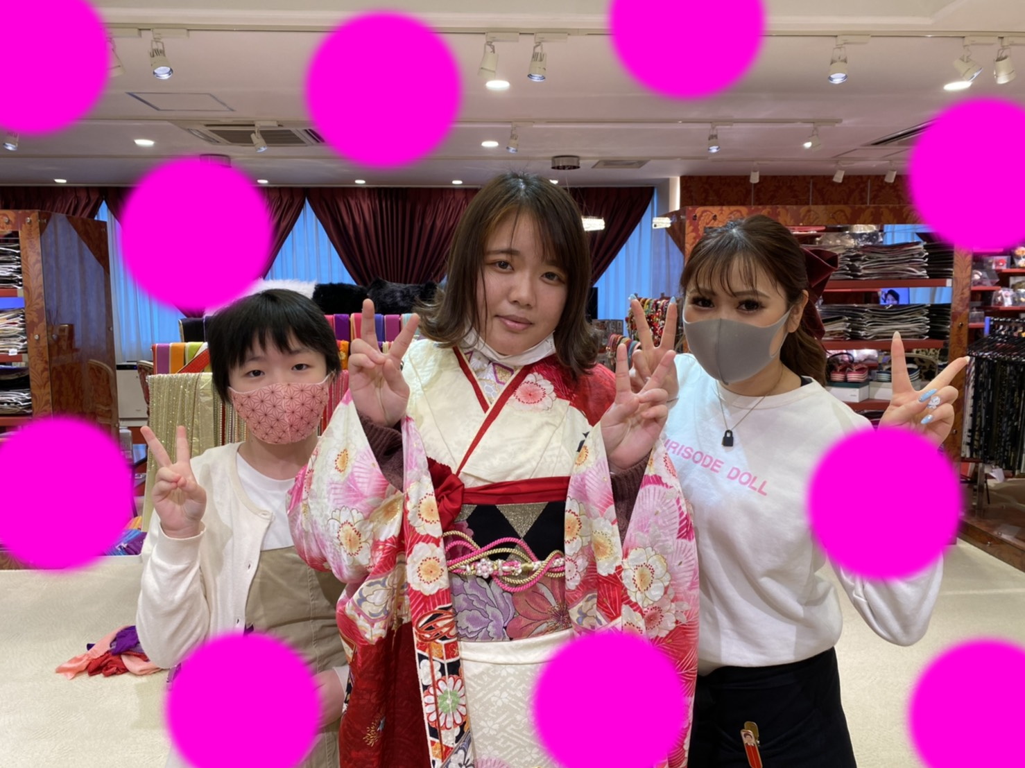 ♡22日　大阪梅田で　2022年成人お振袖姫ちゃん♡