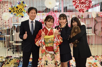 前撮り　振袖　TAKAZEN心斎橋店