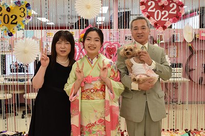 前撮り　振袖　TAKAZEN心斎橋店