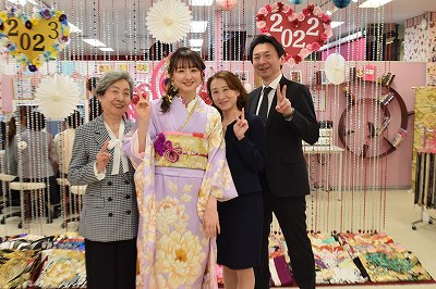 前撮り　振袖　TAKAZEN心斎橋店