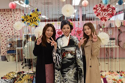 前撮り　振袖　TAKAZEN心斎橋店