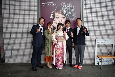 ご家族様ショット　成人式　振袖レンタル　前撮り