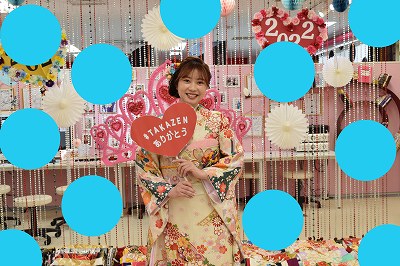 前撮り　振袖　TAKAZEN心斎橋店
