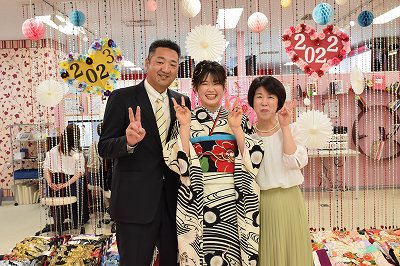 前撮り　振袖　TAKAZEN心斎橋店