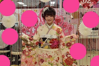 前撮り　振袖　TAKAZEN心斎橋店