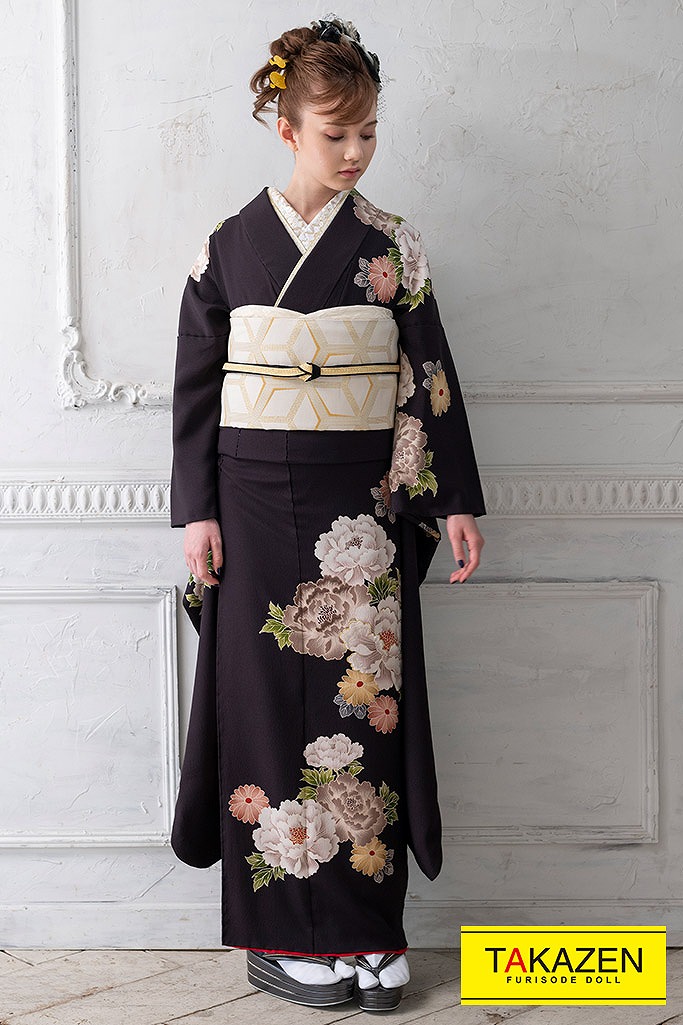 偉大な 羽織 Kt08こわ Kz 送料無料 レディース 女性 単品 和服 和装 着物 アンティークデザイン はおり 永楽屋 クラシカル レトロ 椿 クリーム ベージュ 仕立て付き フルオーダー 絵羽 正絹 着物