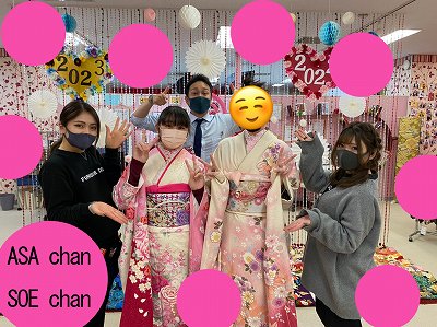 ♡17日　可愛いお振袖姫ちゃんたち【TAKAZEN心斎橋店】♡
