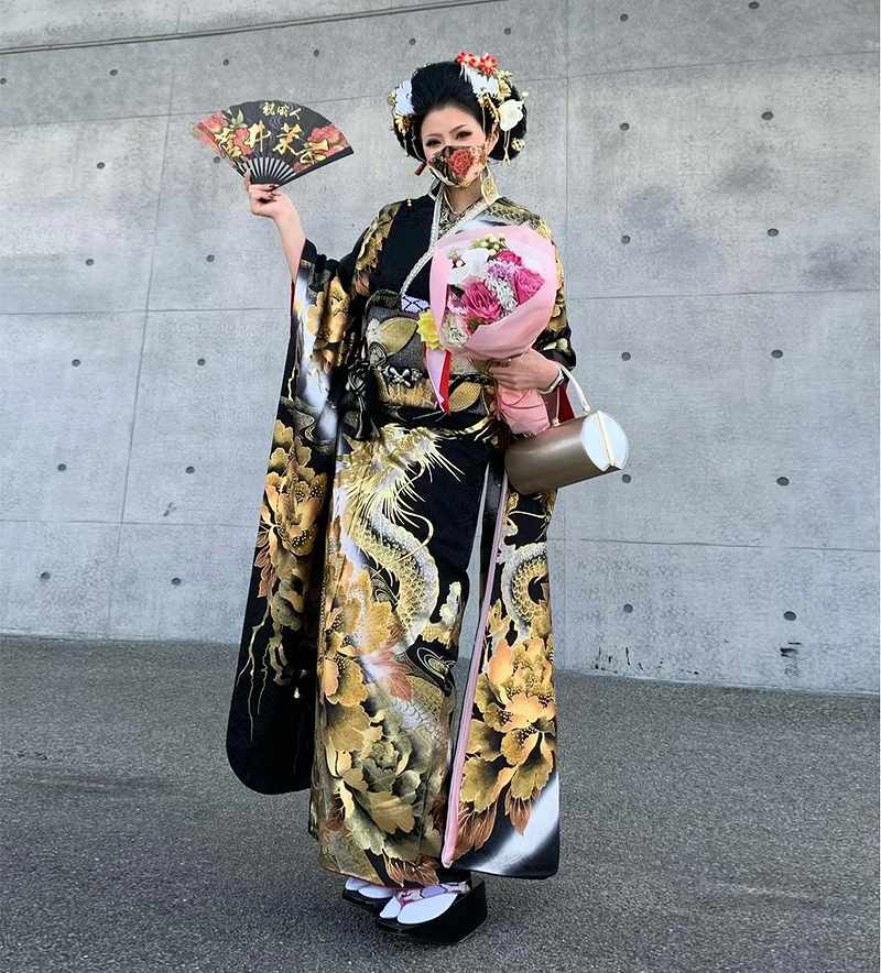 山形県の成人式で振袖をレンタルして頂きました💗