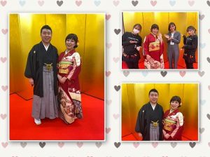 TAKAZEN心斎橋店　振袖　なんば花月　吉本新喜劇