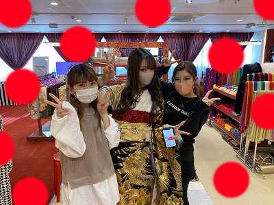 ♡７日　大阪梅田で渋いジャパンモードお振袖姫ちゃん♡