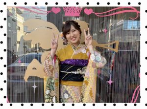 振袖　レンタル　可愛い