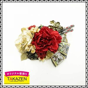 成人式　髪飾り　豪華　ド派手　かっこいい　TAKAZEN