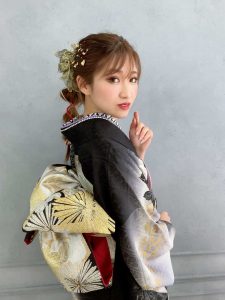 振袖　クジャク　カッコイイ