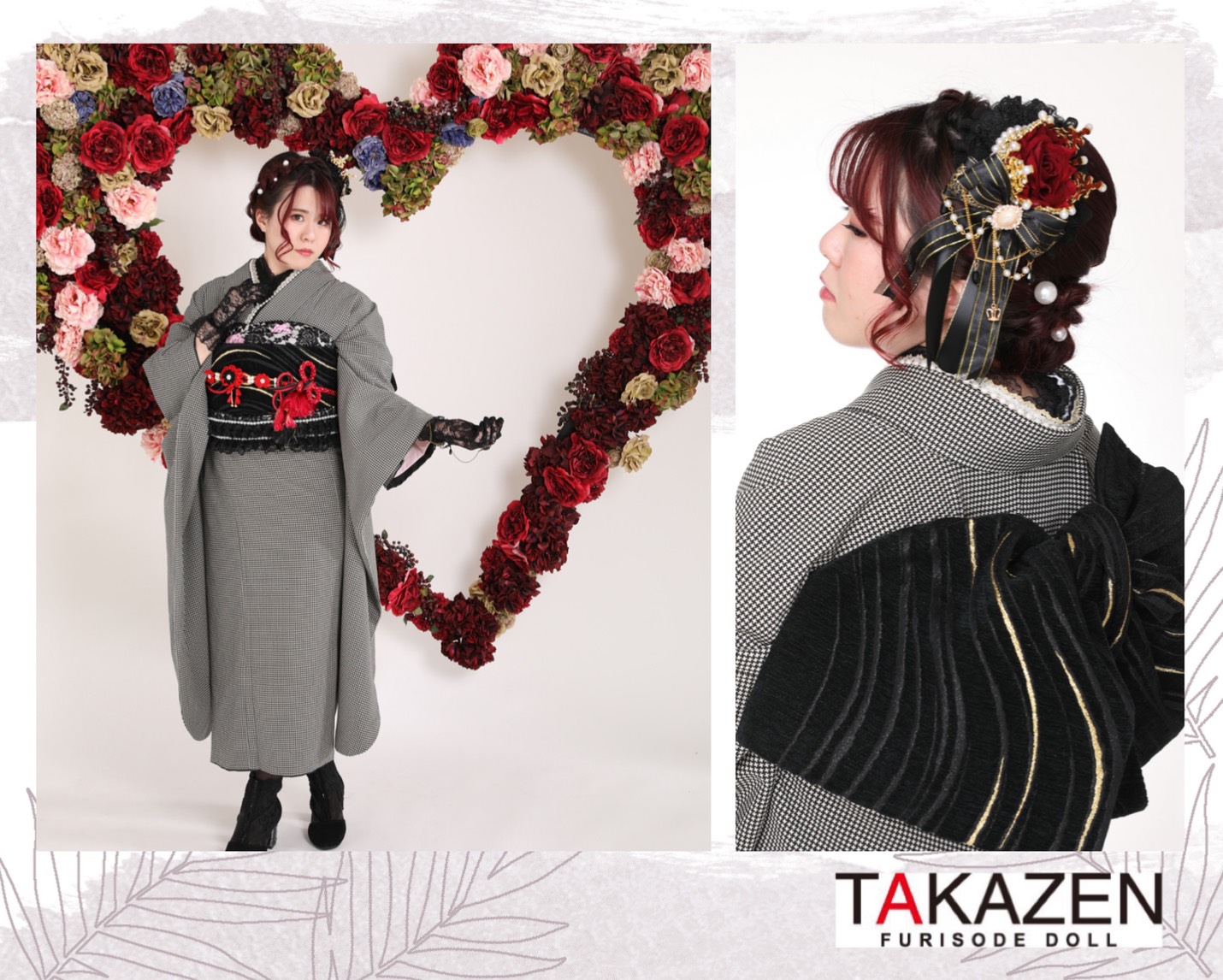 TAKAZEN/神戸/三宮/元町/レトロ/写真プラン/ブーツコーディネート