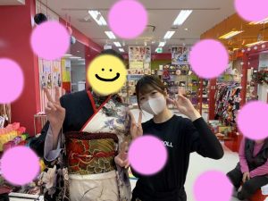 TAKAZEN　神戸店　ママ振り　前撮り　成人式　小物　レンタル
