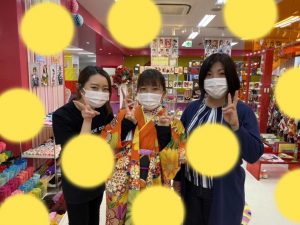 TAKAZEN　タカゼン　神戸　三宮　元町　オレンジ　振袖　成人式　前撮り　レンタル　レトロ古典