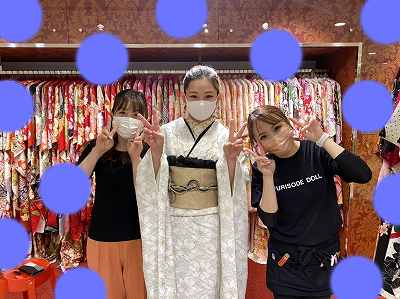 ♡29日　大阪梅田でレースお振袖姫ちゃん♡