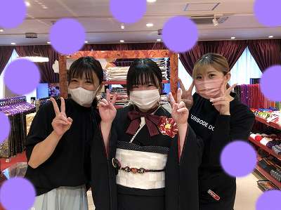 ♡27日　大阪梅田でレトロお振袖姫ちゃん♡