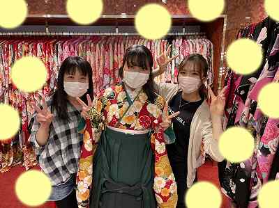 ♡30日　大阪梅田で袴レンタル姫ちゃん♡
