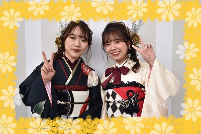 前撮り撮影会　成人式前撮り　振袖レンタル