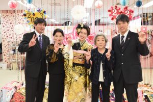 前撮り　振袖　TAKAZEN心斎橋店