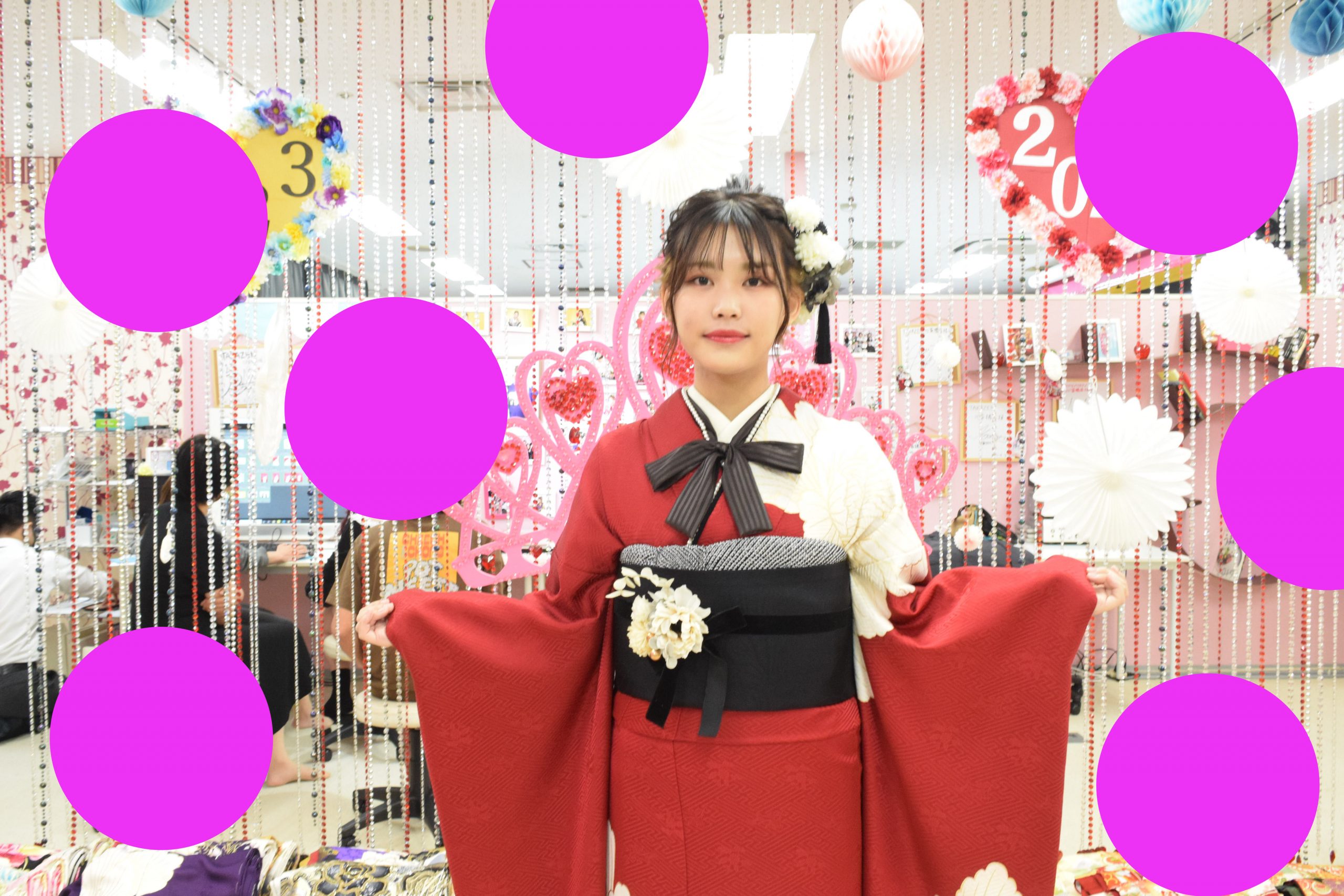 前撮り　振袖　TAKAZEN心斎橋店