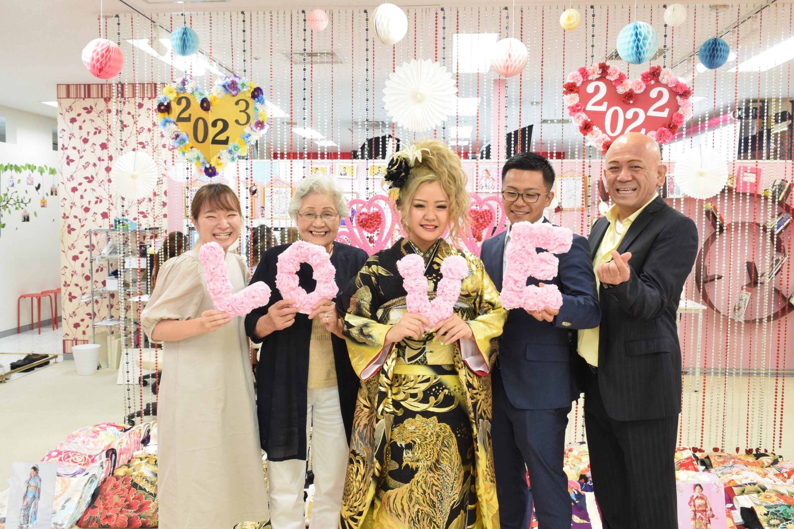 前撮り　振袖　TAKAZEN心斎橋店