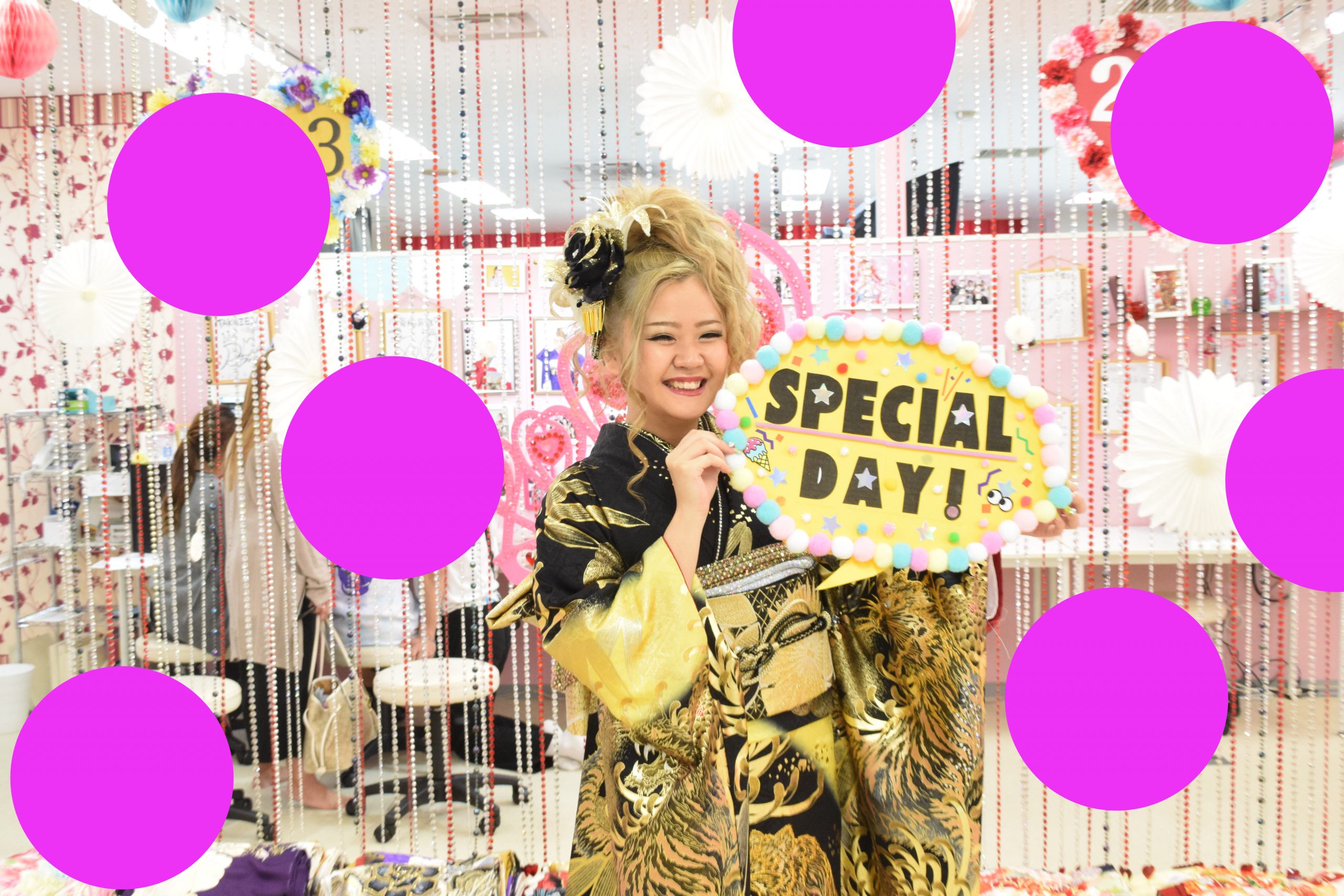 前撮り　振袖　TAKAZEN心斎橋店
