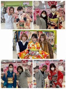TAKAZEN心斎橋店　振袖　コーディネイト