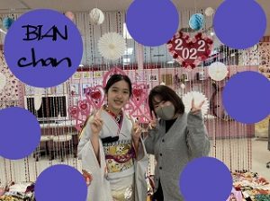前撮り　振袖　TAKAZEN心斎橋店