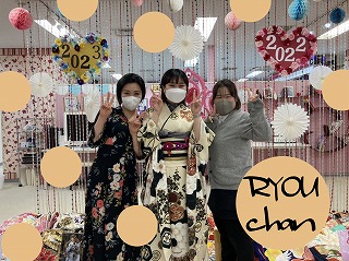 フォトプラン　玉城ティナ　振袖TAKAZEN心斎橋