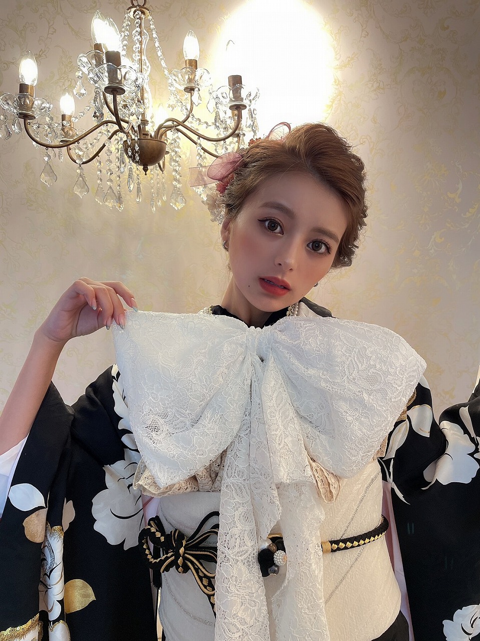 振袖　リボン