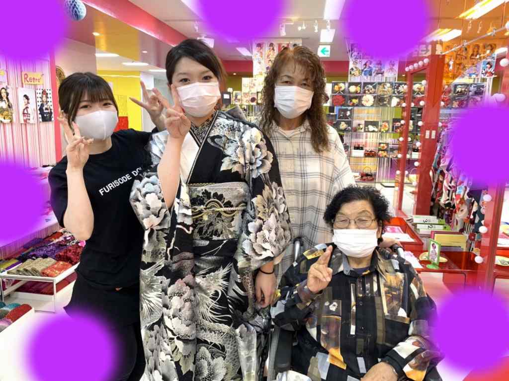 ♡26日　大人気のシルバー龍のキラキラでカッコイイお振袖の姫ちゃん♡